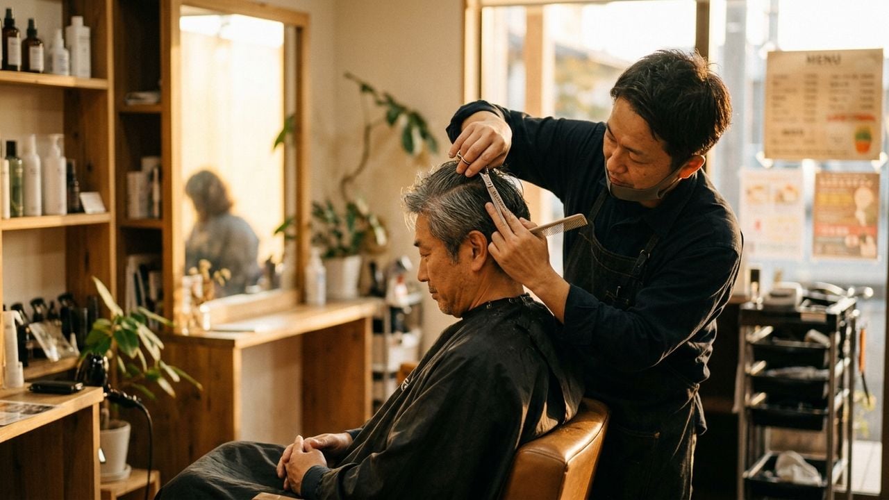 都城のメンズ美容室、部分白髪の悩みに対応できますか? | メンズ短髪理美容室「Raum(ラウム)」